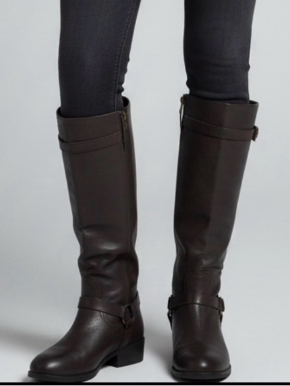 Polo by Ralph Lauren Dark Brown Riding Knee Boots